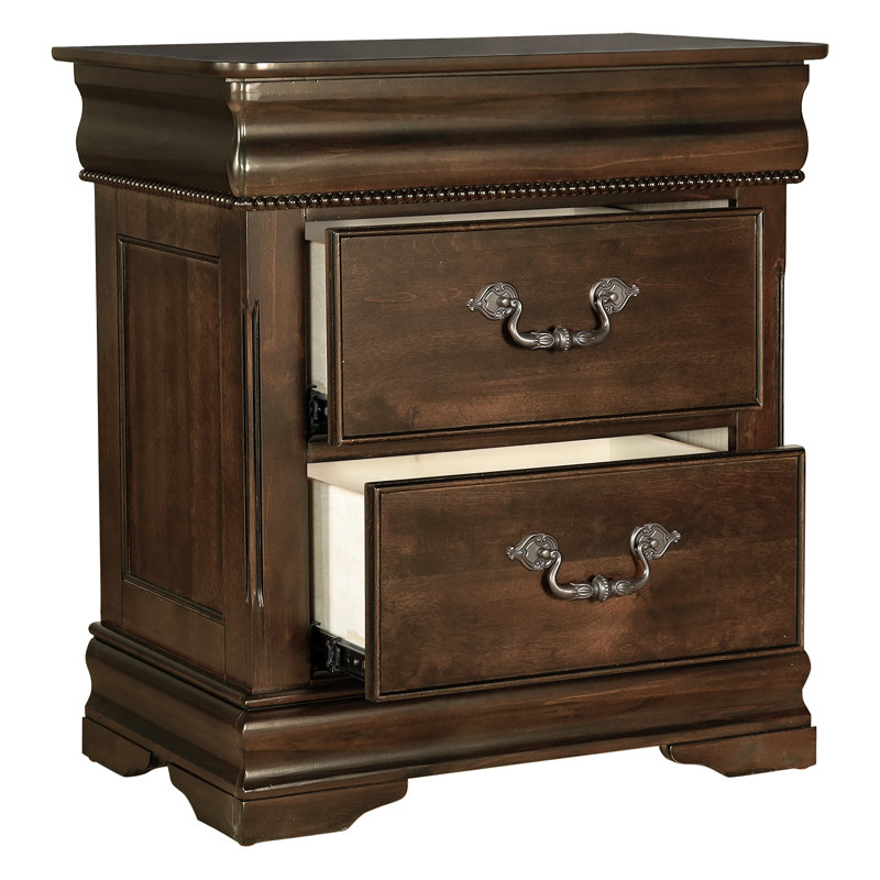 Dark cherry nightstands discount